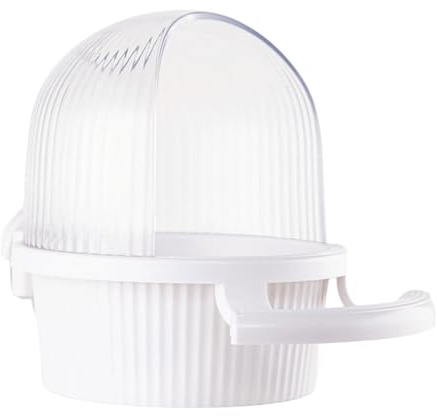 Distributeur de nourriture pour perroquets de grande capacité à suspendre avec perchoir pour perruches et calopsittes Solution d'alimentation pour oiseaux