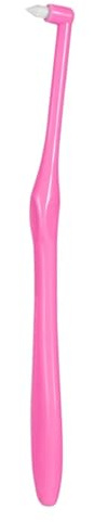 Interdentalborste ortodontisk interdentalborste, mjuka borstar, ortodontiska bromsar, rengöring av kuspar, tandtråd, munvårdsverktyg, 3 stycken (rosa)