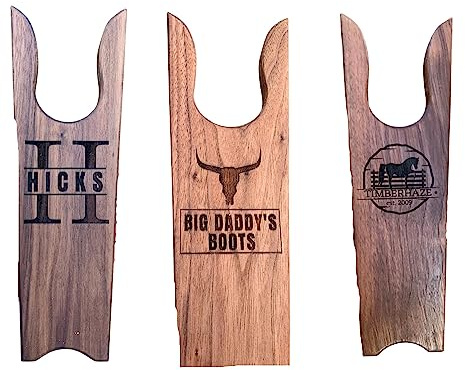 Magnolia Oaks Woodshop Personalized Father's Day Boot Jack Gift for Dads - Cowboy Boots Puller & Remover - Custom Handmade Wooden Cowboy Boot Puller for Rodeo, Ranchers, Farmers, & Horse Lovers
