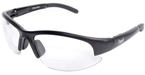 Rapid Eyewear lunettes de sécurité bifocales + 3.00 pour le sport, le laboratoire et le travail, pour hommes et femmes. Verres transparents avec segment de lecture intégré