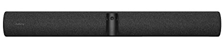 Jabra PanaCast 50 Panoramic 4K Video Bar - Conference Camera for Small & Medium Rooms with 180 Degree Field of View & 8 Microphones - UK Power Supply - black (Renewed)