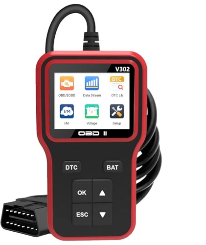 OBD2 Diagnostik Skanner från MMOBIEL - Kontrollera Motorn Bilkodläsare met Återställning, I/M-Beredskap, Freeze Frame, Läge 8 – OBDII/EOBD-Diagnostikverktyg Bilar för alla Fordon Följ OBD2-Protokollet
