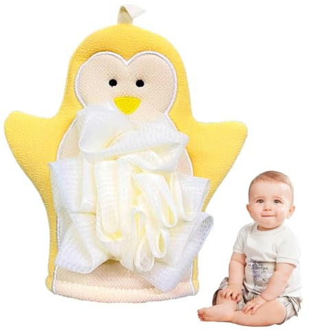 Mitt de matorral, guantes de fregado para el cuerpo Lindos guantes de | Accesorios de baño, esponja de mugo de muesca, bocanada de ducha elástica para la exfoliación de