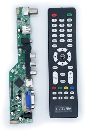 Yhytgbhk V53 Universal Lcd Led Tv Controller Driver Board VGA HD-MI USB TV Motherboard Analog Signal 15-42 Inch(V53)