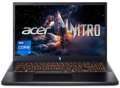 acer Nitro V Gaming Laptop | Intel Core i7-13620H Processor | NVIDIA GeForce RTX 4050 Laptop GPU | 15.6 FHD IPS 165Hz Display | 16GB DDR5 | 1TB Gen 4 SSD | Wi-Fi 6 | Backlit KB | ANV15-52-76NK