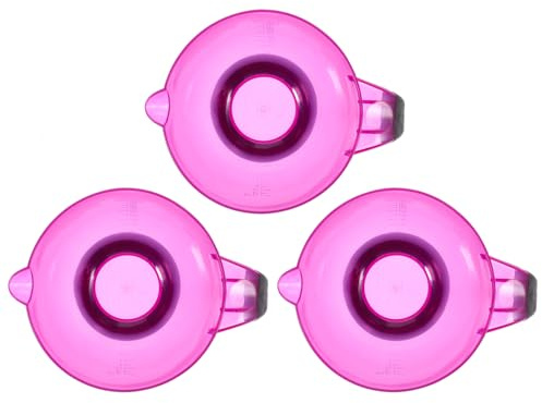 SHERCHPRY 3piezas Recipiente De Silicona Para Teñir El Cabello Morado Cuenco Para Color De Cabello Herramienta Para Teñir El Para Peluquerías y Salones De Unidades