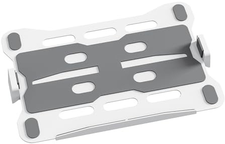 ETHU Laptop VESA Mount Tray for 11.6-17.3 Laptops, White | Universal Adjustable Notebook Tray, 100x100mm VESA Heavy Duty Mount, Compatible with Monitor Arms and Stands