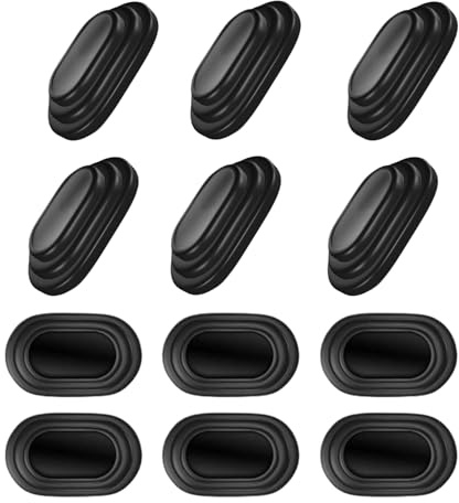 Silikon Autotür Stopper 12 Stück | Schutzpolster für Autotüren gegen Kratzer & Dellen | Hochwertiges Autozubehör für Garage, Autobahn, Stadtverkehr, Pendler & Reisen – Exterieur Lackschutz Pads