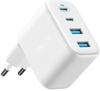 Anker Zolo 50W USB C Ladegerät, 4-Port Netzteil mit 2 USB-C und 2 USB-A, Kompaktes Schnellladegerät Für iPhone 17 Pro Max/16/15/14/13-Serie, iPad, Pixel, Galaxy, MacBook (ohne Kabel)