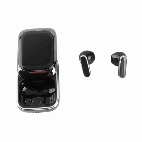 Zerodis Auricolari Touchscreen Wireless HD con Batteria a Lunga Durata del Rumore del Lettore MP3 Incorporato per gli Appassionati di Esterno ABS 2