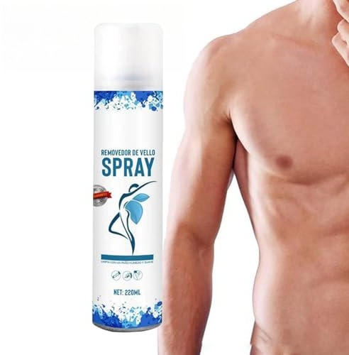 Hårborttagningsspray För Män | 220ml Flytande Spray För Känslig Hud - Hårborttagningsspray, Ansikte Ben Bikini Underarmar Bröst Rygg Och Privata Områden Hemma