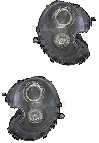 Xenon Scheinwerfersatz Scheinwerfer Satz Hauptscheinwerfer Set links und rechts D1S schwarz Kunststoff passend für R56 R59 R57