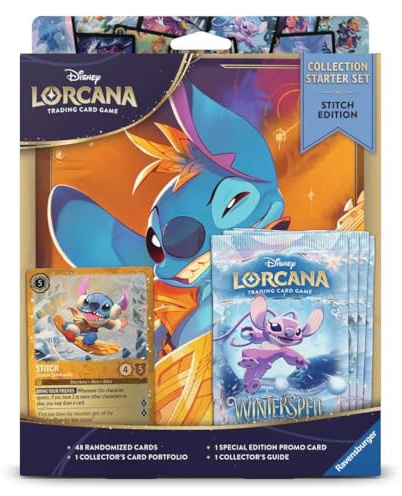 Ravensburger - Disney Lorcana Collection Starter Set 11: Winterspell | Juegos De Mesa Adulto 14 Años O Más | Juego De Cartas con 4 Sobres Cartas | Juegos De Cartas Disney Lorcana | Juego De Mesa