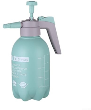 Pulvérisateur à pression 2L pour arrosage de jardin et entretien des plantes - Construction ABS, buse de brume/jet réglable, poignée ergonomique, vert (2L)