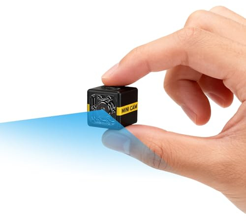 Mini Camara Espia, Cámara Oculta Camufladas Invisiable HD 1080P, Automática Visión Nocturna y Detección de Movimiento, Cargar Mientras graba,Graba en Bucle, Sin WiFi ni App, para Interiores/Exteriores