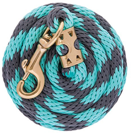 Weaver Equine Performance Führungsseil, Langes Pferdeführstrick mit Schnellhalfterbefestigung, weicher Komfortgriff, Scheunenpferd-Zaumzeug für den täglichen Gebrauch & Showing