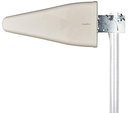 Nedis - 5G / 4G / 3G Antenna - Interno o Esterno - 698-5000 MHz - Guadagno: 11 dB - Interna - Aumenta Velocità Trasferimento Dati - Antenna Digitale - Durata Superiore - Include Cavo da 4 m - Bianco