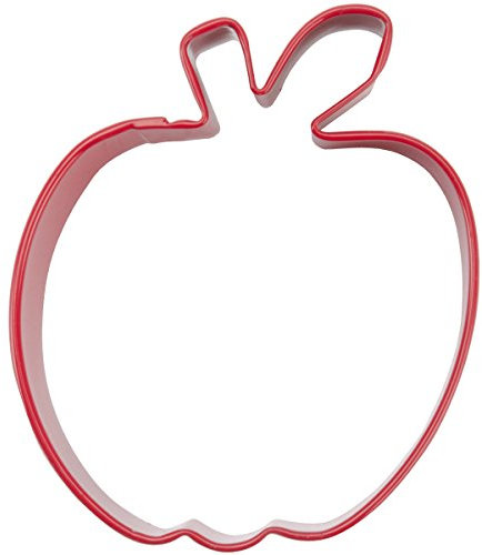 Wilton Metal Cookie Cutter 3' Red/Apple