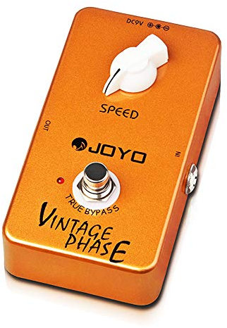 JOYO Vintage Phase-Effektpedal erschafft auf wunderbare Weise klassische Phaser-Sounds der 70er Jahre für E-Gitarren-Effekte – True Bypass (JF-06)