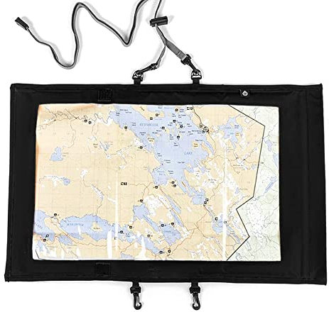 Namvo Water proof Map Case, Hiking Map Case, Clear Window Map Case, Camping Map Case, Transparent Hiking Map Pouch Dry Bag Holder for Camping, Documents and Electronics