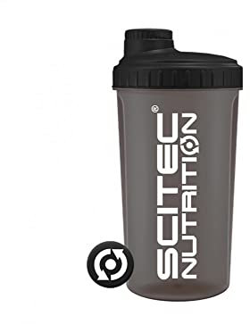 Scitec Nutrition Shaker, Batidora de proteínas, sin BPA, 700 ml, Ahumado