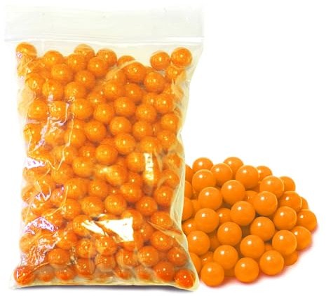 3Skull .43 Caliber Paintballs for Umarex T4E Paintball Pistols .43 Cal Ammo, Orange - 500 Count