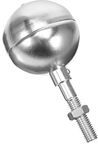 YARNOW Flagpole Top Ball Head Aluminum Alloy Finial Garden Flagpole Topper Ornament Metal Flag Topper Replacement Bright Colour Ball Design for Garden