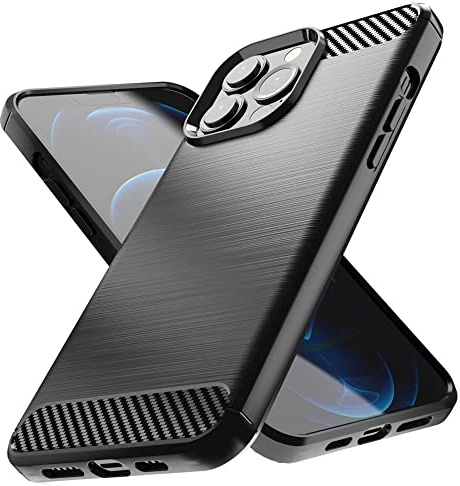 mtb more energy® Hülle Carbon kompatibel mit Samsung Galaxy A54 5G - Schwarz - flexibel - TPU Case Cover Tasche Schutzhülle