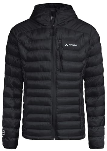 VAUDE Herren Isolationsjacke Batura Hooded Insulation Jacket, sehr leicht, sehr warm, atmungsaktiv, Passform: Slim fit, black, 3XL