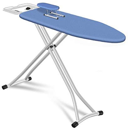 Herramienta de Limpieza Tabla de Planchar Grande, Cubierta de Agua Helada Ajustable Que se ensancha Estante de Planchado para lavandería de Hotel Almacenamiento Conveniente L140W38CM