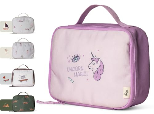 Citron Kids Insulated Lunch Bag Unicorn Keeps Meals Fresh Lightweight