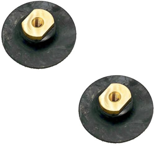 NIYANGLE 2pcs 3 3 Inch Black Polishing Pad M14 Fit Wet/dry Use for Stone Marble Granite Polishing
