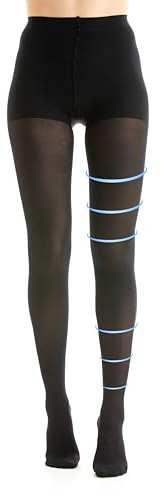 Gi&Gi Collant Compressione Graduata 140 DEN, Nero, M