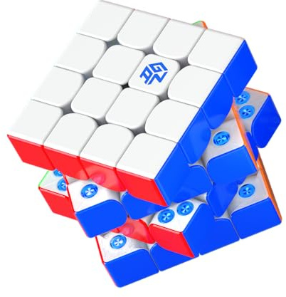 GAN 4x4 Zauberwürfel, Magnetisch Speed Cube, Puzzle Toy, 460 M V2 UV | Speedcube mit Omni-Magnetisches Design (160 Magnete), Leicht & Präzise, für Anfänger und Fortgeschrittene, UV Version