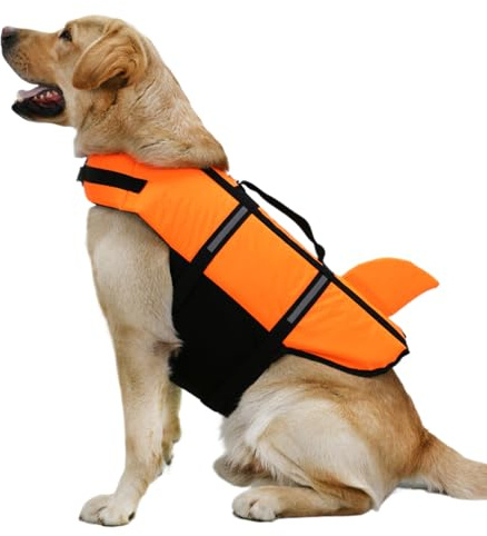 Hundeschwimmweste,Atmungsaktive Schwimmhilfe für Hunde - Sicherheitsweste Für Wasseraktivitäten, Schwimmhilfe Bei Strandausflügen Und Wassersport