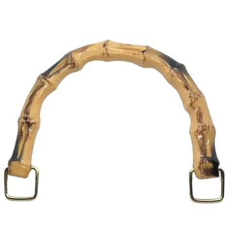 TXLEAPEY Manici for Borsa in bambù Staccabili con Fibbia, Manici for in Fatti a Mano, Tracolla for, Manico for Scatola Regalo(12cm)