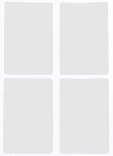 Royal Green White Labeling Stickers Rectangles 7.5 cm x 5 cm - Name Badge Labels with Stronger Adhesive (75mm x 50mm) - 200 Pack