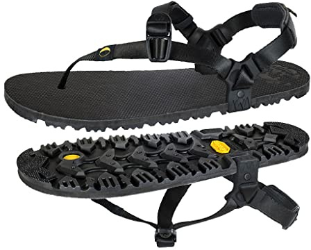 LUNA Sandals OSO FLACO Winged Edition | Minimalist Trail Running and Hiking Sandals - Lightweight 7.2 oz Comfortable Barefoot Sandals for Men and Women | Adjustable Fit (numeric_7_point_5)