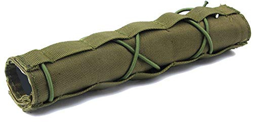 OAREA Tactical Hunting Airsoft 22 cm / 8,7 Zoll Schalldämpfer-Unterdrücker Mirage Heat Cover Shield Sleeve Shooting Schalldämpfer Baffler Protector Mutlicam