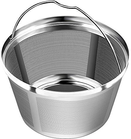 Eco-Sopure Reusable Basket-Style Permanent Coffee Filters, Perfect Fit 8-12 Cup Mr. coffee, Black and Decker Basket-Style Coffee Maker Filters and Replace Basket Paper Filters (Black and Decker)