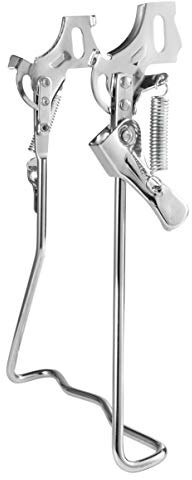 LIOOBO Cavalletto per Bici Supporto Centrale Regolabile Supporto Doppio Supporto per Bicicletta Pieghevole Supporto Posteriore per Mountain Bike Bici da Strada Biciclette per Adulti