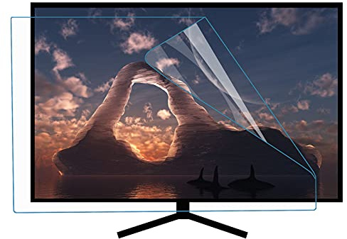 TV-Bildschirmschutzfolie 60 Zoll Mattfolie, Anti-Blau, Anti-Kratz-LCD-Schutzfolie, für LCD, LED, OLED und QLED 4k HDTV,Matte-60inch(1338x756MM)