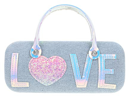 FOMIYES Tragbares Brillenetui mit Griff für Damen Und Kinder Multifunktions-Brillenbox aus Leder Entzückendes Hartschalenetui für Sonnenbrillen Bild 3
