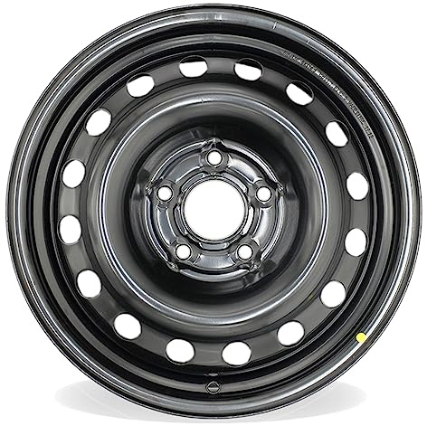 New Single 16 16x6.5 Inch Steel Wheel for 2013–2019 Nissan Sentra | OEM Design Replacement Rim | BLACK Finish | Direct Fit - OE Stock Specs | 62599