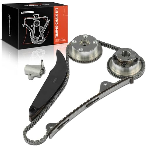 A-Premium 6PCS Engine Timing Chain Kit W/Sprocket & Tensioner & Guide Compatible with Hyundai Elantra 2011-2013, Elantra GT 2013 & Kia Soul 2012-2014 - DOHC, 1.8L 2.0L