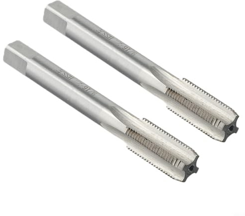 2 Stück 1,4 cm 20 Rechts- und Linksgewindebohrer, Pedal-Reparaturwerkzeug HSS TPI für Fahrradkurbel, Holzbearbeitung, Epoxidplatte (9/16-20)