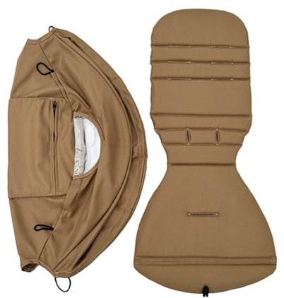Colu Kid Canopy and Seat Cushion for All YOYO Models Pushchairs,Coffee