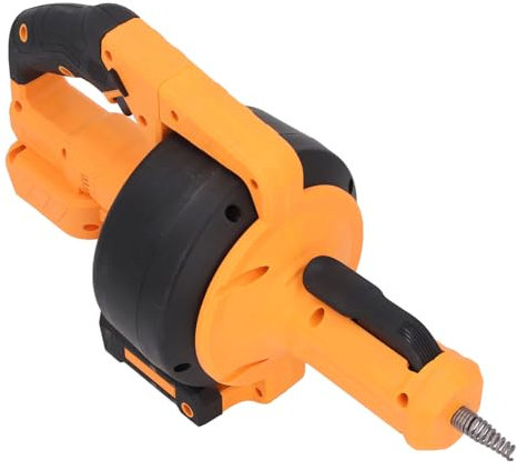 Tarière de Vidange électrique sans Fil, Outil de Vidange Serpent de Plomberie à Alimentation Automatique avec épilation électrique pour Salle de Bain D'égout, Tuyau de 3/4 à 2