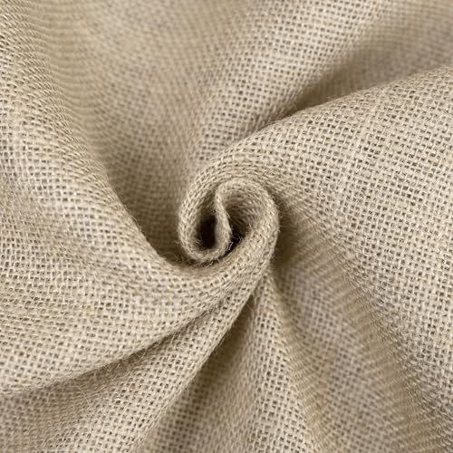 Giuri Tessuti - Tessuto di Juta al Metro, Fibra 100% Naturale a Trama Grezza - Ideale per Rivestire e Decorare (Pale, 140cm x 5mt)