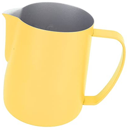 Akozon Jarra para Espumar Leche de Acero Inoxidable Swan de 600 Ml - Taza Latte Art con Boquilla Vertedora para café, y Capuchino - Herramienta Barista Perfecta para Bebidas